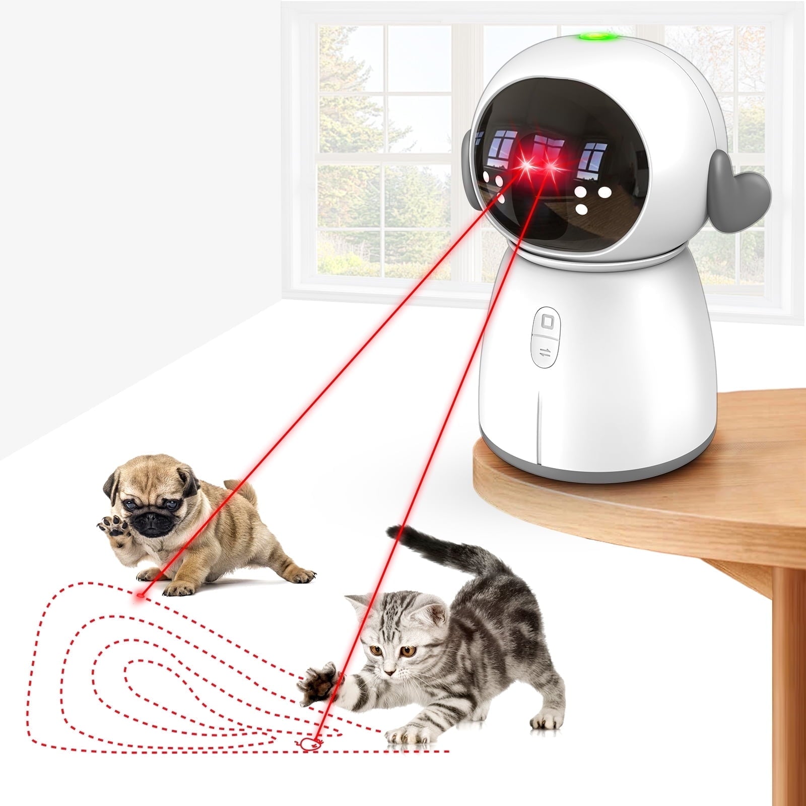 ChaseBuddy™ – Robot Laser Intelligent Automatique pour Chiens & Chats