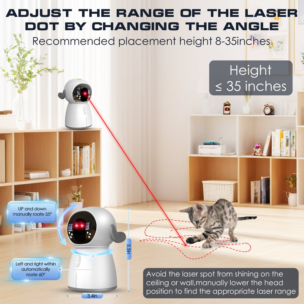 ChaseBuddy™ – Robot Laser Intelligent Automatique pour Chiens & Chats