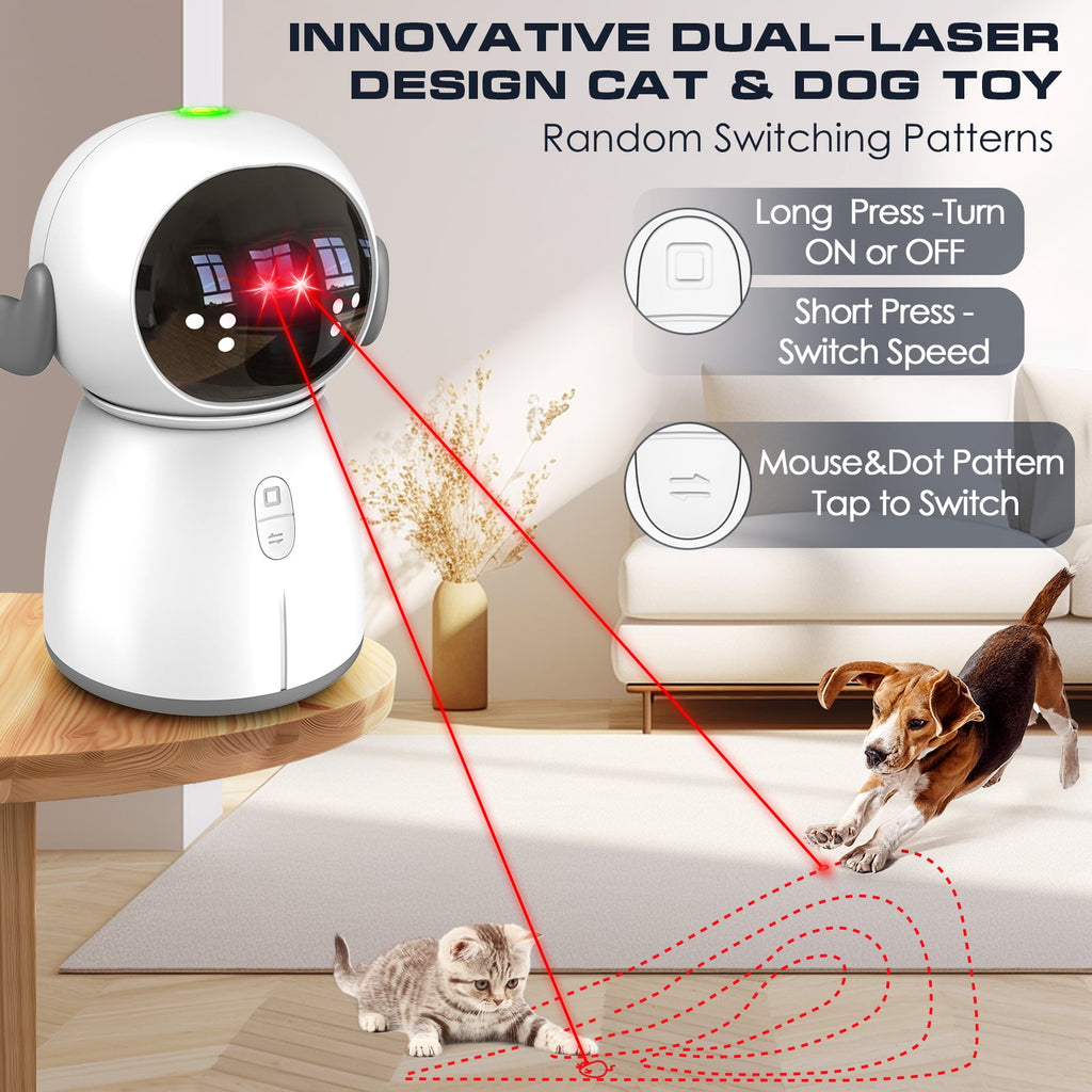 ChaseBuddy™ – Robot Laser Intelligent Automatique pour Chiens & Chats