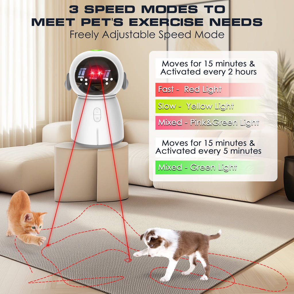 ChaseBuddy™ – Robot Laser Intelligent Automatique pour Chiens & Chats